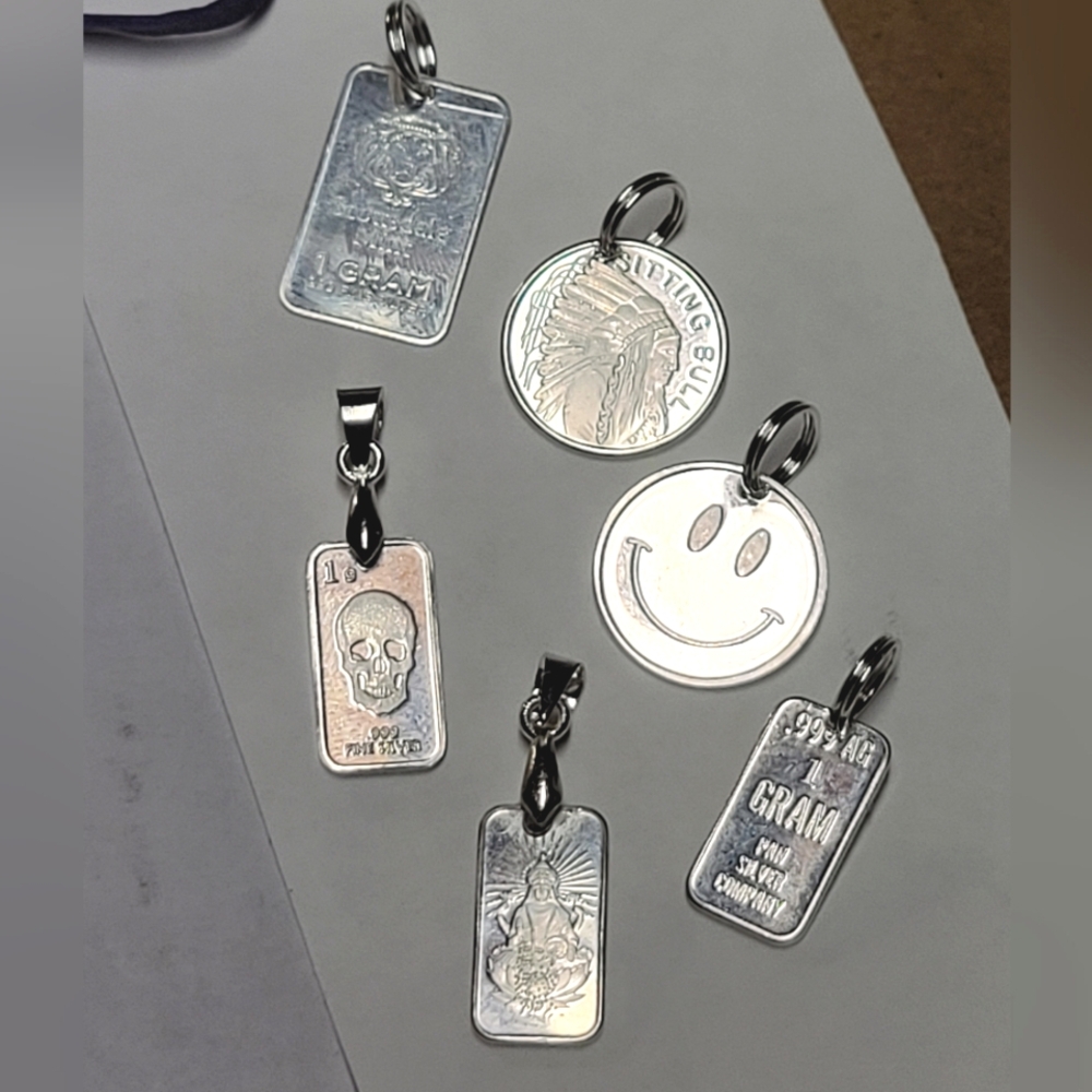 .999 FINE SILVER PENDANT / CHARM - YOU PICK!